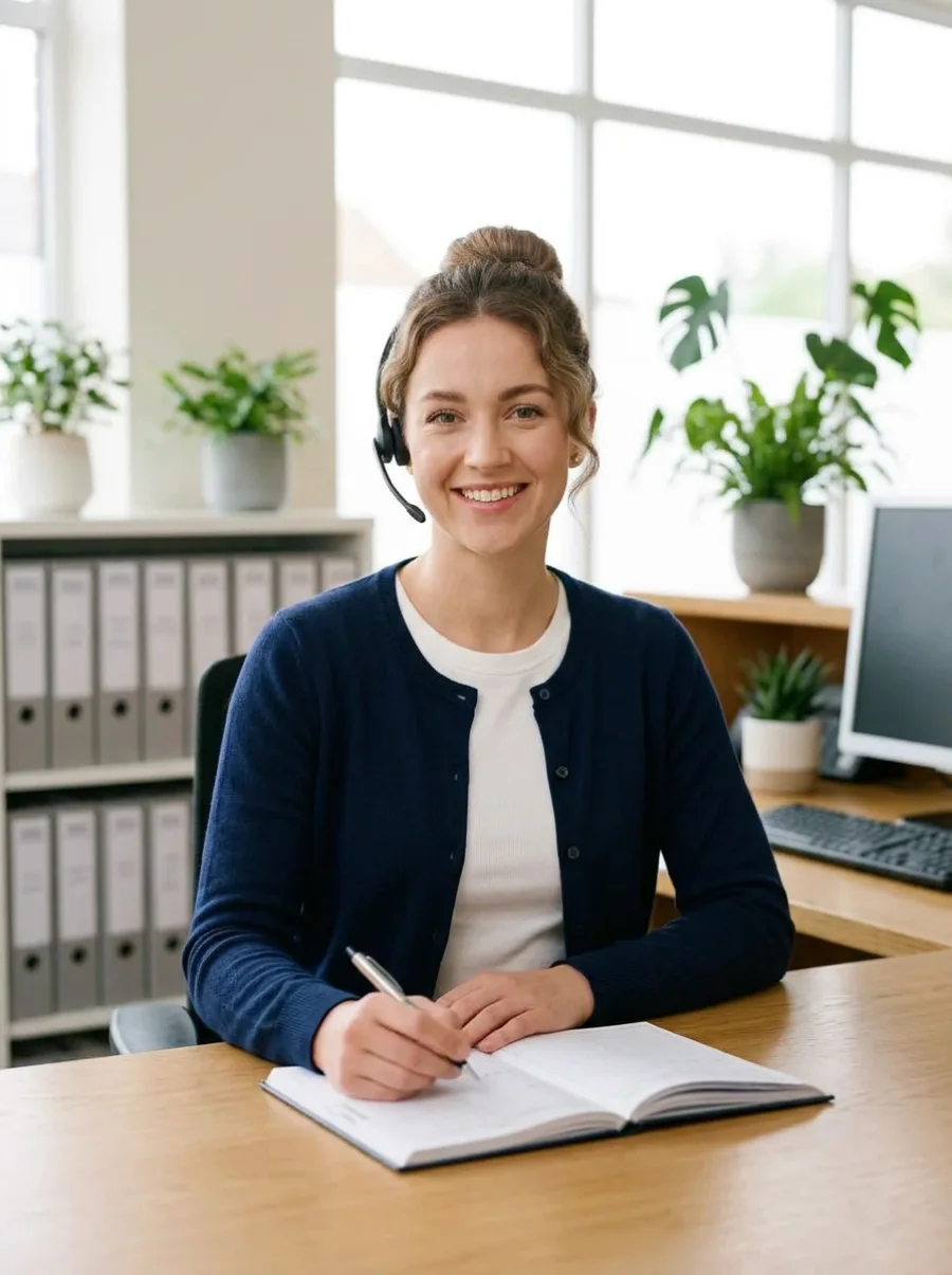 Ava, the AI receptionist — an artificial team member presented as a person