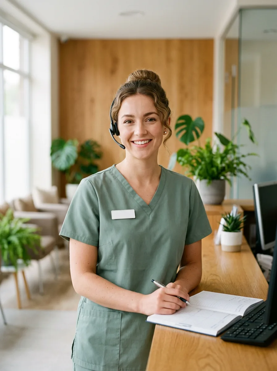 Ava, the AI receptionist — an artificial team member presented as a person